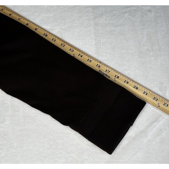 Susan Graver One Button Smart Ponte Knit Blazer Jacket Brown Work Casual Size S - Picture 8 of 9